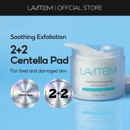 [LAVITEM] Centella Clearing Pad 2+2 (centella extracts ampoule 50%, essence pad, calming pad, centel