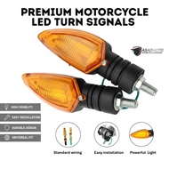 Yamaha YZF-R15M | Motorcycle Flasher Signal Light Clear Orange Lens Garnish Big 1Pair |