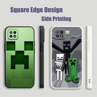 Casing For OPPO A8 A31 A1K F9 Pro A52 A72 A92 A59 F1S A7X A71 Sandbox game Minecraft Creeper ATV01 P