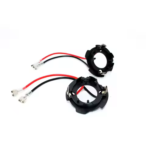 1 Pair H7 L17 LED Headlight Bulb Base Adapters Holders for Vito Golf Jetta MK7 MK6 Scirocco Touran S