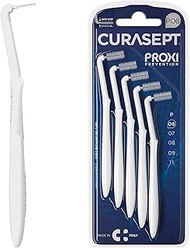 CURASEPT Interdental Brushes Original Proxi Angle P06 (Wire 0.6 mm) White | Deep Cleaning of Plaque 
