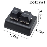 [Kokiya1] 2 Key Programmable Keyboard Hot Swap USB Mini Keyboard 2 Keys for Drawing