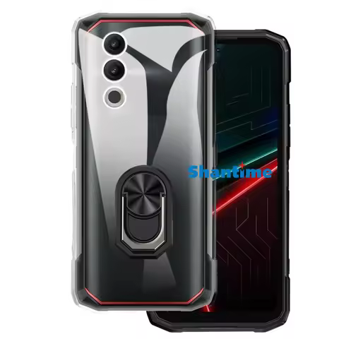 Luxury Shockproof Ring Holder For Doogee Blade 20 Turbo 5G Case Soft Silicone TPU Protective Holder 