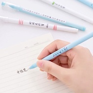 🔥3ชิ้น20บาท กดลงตะกร้าไม่ต้องใช้โค๊ต🔥ปากกาเกาหลีสไตล์ ปากกาเจลหมึกดำ 0.5 มม. ปากกาหัวเข็ม #จัดส่งจากไทย