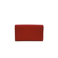 【二手】愛馬仕（HERMES）風琴式卡包皮夾RED
