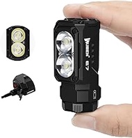 WUBEN E7 1800 Lumen Rechargeable Mini Flashlights with Magnet - Super Bright 6 Modes EDC Flashlight,