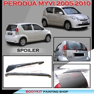PERODUA MYVI 2005-2010 TYPE R STYLE REAR TRUNK SPOILER LIP -MATERIAL FIBER BODYKIT