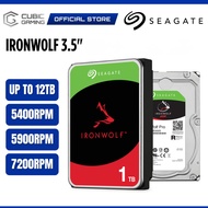 Seagate Ironwolf NAS 3.5" SATA HDD 7200RPM/5900RPM Internal NAS Hard Disk Hard Drive (12TB/10TB/8TB/