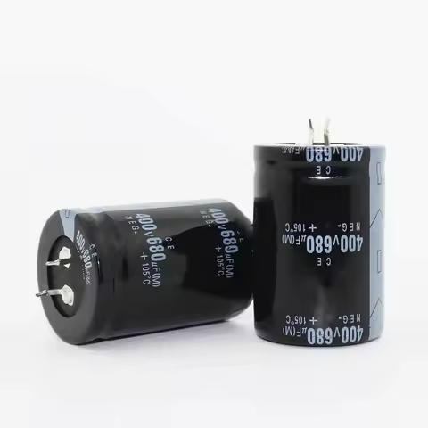 2PCS 680UF 400V Aluminum electrolytic capacitor 400V680UF 35*50mm