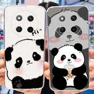Honor X9C 5G Silicone Soft Case HonorX9c X 9C 5G Cute Panda Cartoon Phone Casing