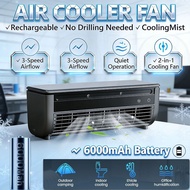 Edon Ice Mist Cooling Fan E868 30S Quick Cooling Release Wall-Mounted Air-Cooling Rechargeable Porta