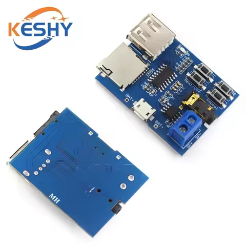 Voice Sound Playback Module Arduino MP3 Player Module UART I/O Trigger Class D Amplifier Board 5W 8M