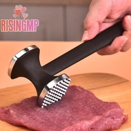 [risingmpS] Steak Hammer Mallet Double-Sided Zinc Alloy Meat Tenderizer Meat Pounder Maximizes Food 