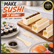 10-Piece DIY Sushi Maker Kit 8 Shapes Sushi Mold Set Rice Roll Gimbap Onigiri Maker Easy Home Sushi 