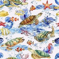 CRE8TIVE Self-Adhesive Wallpaper Ocean White Adhesive Film Furniture Wallpaper Bedroom Cartoon Anima