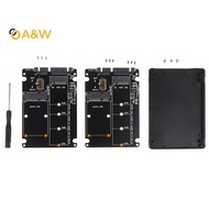 A&W NGFF To SATA 3 External HDD Enclosure MSATA SSD Adapter M.2 SATA Protocol Adapter Board