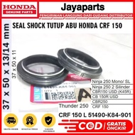 SIL SEAL ASH DUST COVER SHOCK SOK CRF 150 L NINJA 250 MONO SL 2 CYLINDER CB 150R USD CBR 250R CBR 25