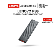 Lenovo PS8 Portable SSD - 1050 MB/s - USB 3.2 Gen 2 USB-C - 512GB 1TB 2TB - Solid State Drive - 3 Ye