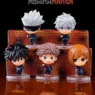 5 mô hình Jujutsu Kaisen chibi gồm Satoru Gojo Yuji Itadori Megumi Fushiguro Nobara Kugisaki Chút th