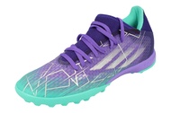 adidas X Speedflow.3 TF Mens Football Boots Trainers (UK 11 US 11.5 EU 46, Purple Turquoise Silver G