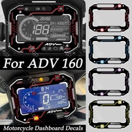 For ADV 160 ADV160 Panel Gauge Decor Stickers 3M Moto Adventure Scooter Accessories Decals