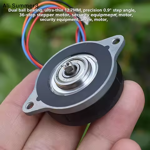 【A3】14HK0406-11N NEMA14 0.9 Degree Mini 36mm Round Thin Stepper Motor 2-Phase 4-Wire Stepping Motor 