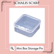 [ 1pc ] MINI BOX | STORAGE BOX | PIN BOX | MINI TRANSPARENT BOX JEWELRY STORAGE BOX