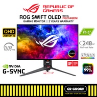 ASUS ROG Swift OLED PG27AQDM - 26.5-inch QHD 1440p OLED 240Hz Gaming Monitor (2Yrs Warranty)