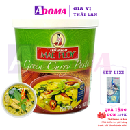 [HCM]Sốt gia vị cà ri xanh Thái Lan ADOMA đậm đặc - Bột cà ri Thái Green Curry Paste Mae Ploy 400g น