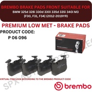 BREMBO GENUINE DISC BRAKE PAD (FRONT) FOR BMW 325d 328i 330d 330i 335d 335i 340i M3 [F30, F31, F34] 