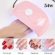 54W Nail Dryer Machine UV LED Lamp   30/60/90s Timer