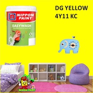 DG YELLOW 4Y11 KC ( 1L ) Nippon Paint Interior Vinilex Easywash Lustrous / EASY WASH / EASY CLEAN