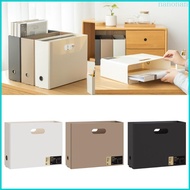 Nan Document Organizer Box File Storage Box Plastic File Box Stationery Organizer