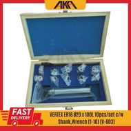 VERTEX ER16 Ø20 x 100L 10pcs/set c/w Shank,Wrench (1-10) (V-603)