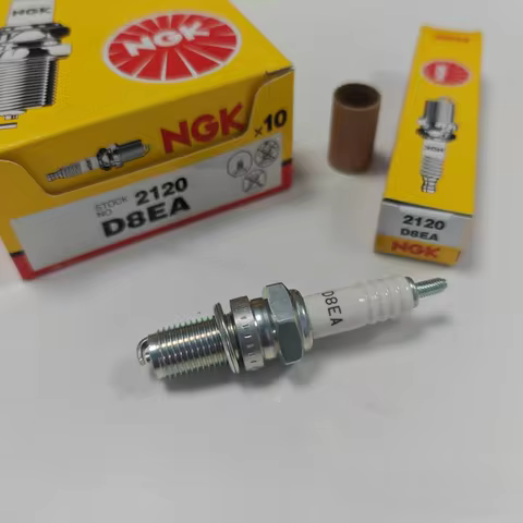 4/6pcs For Zongshen Qianjiang Longxin Lifan 125, 150, 200 three wheel D8TC A8YC Original NGK D8EA 21