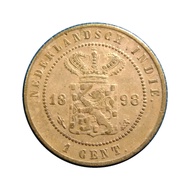 koin kuno jaman Belanda 1 cent buntu 1898