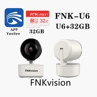 FNKvision กล้องวงจรปิด Full HD 5MP กล้องวงจร กล้องวงจรปิดไร้สาย IP Camera 2ล้านพิกเซล APP:FNKvision