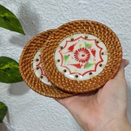 [2hand] Set of 2 coasters 12cm