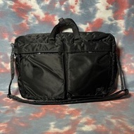 90% new porter tanker 3way bag black briefcase shoulder bag backpack 黑色尼龍三用袋 手提袋 側揹袋 斜揹袋 背囊 書包 背包