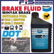 FIS Original Bendix Brake Fluid DOT 4 High Performance Oil Motorcycle Car Truck Minyak Brek Putih Ke