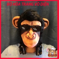 BLACK gorilla mask, monkey costume, dog head, suitable for halloween, fish mask, hacker, green frog,