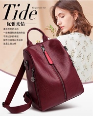 TAS RANSEL WANITA KULIT PU LEATHER { -PITASOKA- } BACKPACK KULIT PU IMPORT NEW ARRIVAL TERMURAH (+GR