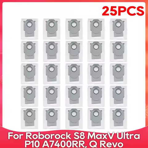 ABWQ Vacuum Bags For Roborock S8 Maxv Ultra, P10 A7400RR, Q Revo, Qrevo Pro, Qrevo Maxv, Qrevo S, Qr