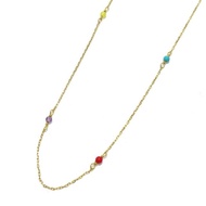 AHKAH blanc Necklace Multi K18YG Direct from Japan Secondhand