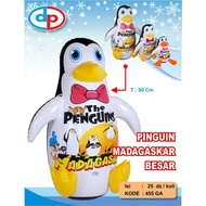 BALON TIUP TINJU PINGUIN MADAGASKAR BESAR TANGGUNG UKURAN TINGGI 90 CM TINGGI 60 CM - BALON PINGUI