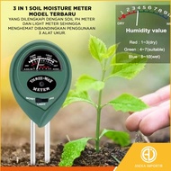 Alat Ukur pH Tanah 3 in 1 Digital Soil Moisture Analyzer Tester Meter