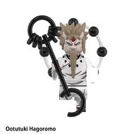 Bandai | Naruto Sasuke Itachi Kakashi Jiraiya Tsunade Obito Uchiha Anime Mini Blocks Figures WM6155 
