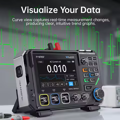 FNIRSI 2D15P 3-in-1 Touch Screen Repair Device: 2-Channel, 100MHz，for home appliance or DIY