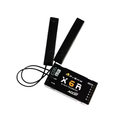 FrSky X6R 2.4G 16CH SBUS Telemetry Receiver PCB Antenna for Taranis X9D RadioMaster TX16S Jumper T16