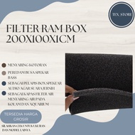 Speaker Box Ram Foam - Waterproof Speaker Foam 200x100x1cm